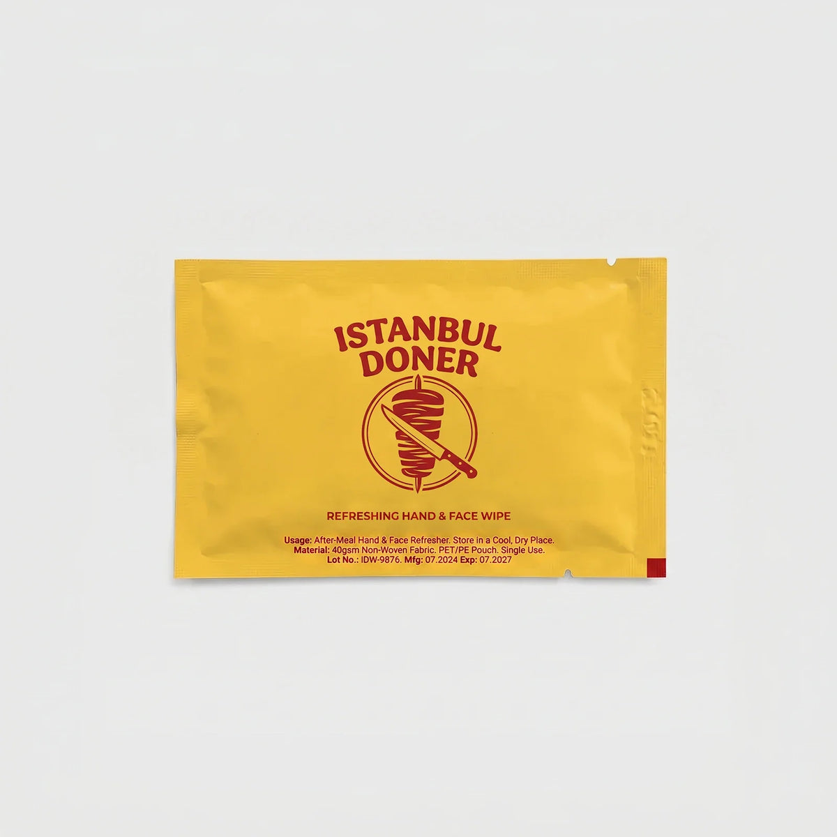 Baskılı Islak Mendil - 60 x 100 mm - Kuşe