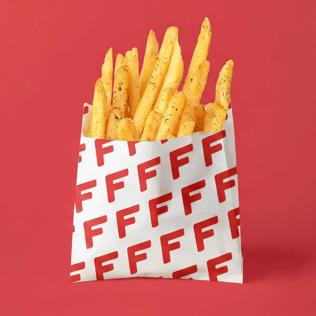 Baskılı Beyaz Patates Kese Kağıdı