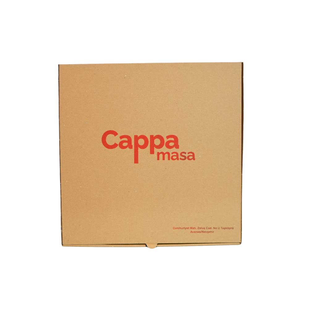 Baskılı Kraft Pizza Kutusu