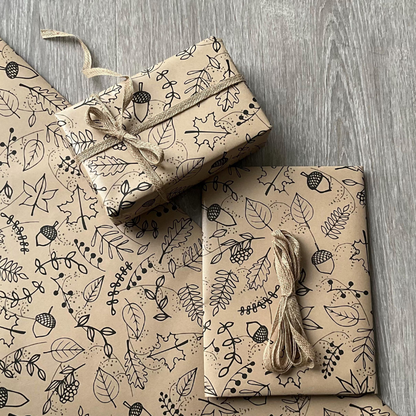 Baskılı Kraft Paketleme Kağıdı