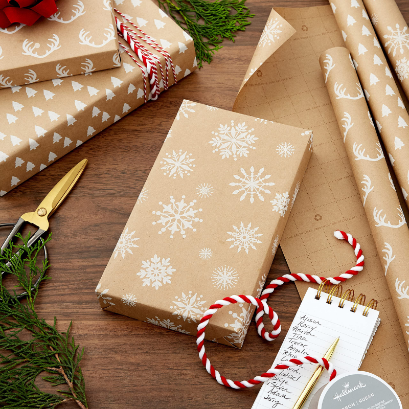 Baskılı Kraft Paketleme Kağıdı