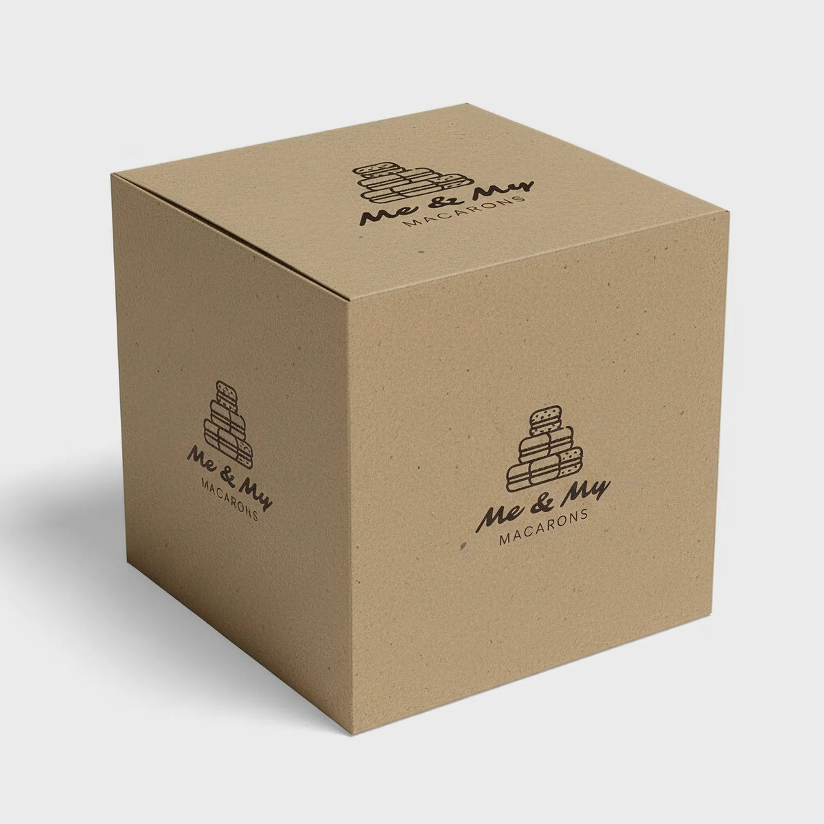 Dessert Boxes - Lock Bottom - Foldable - Kraft