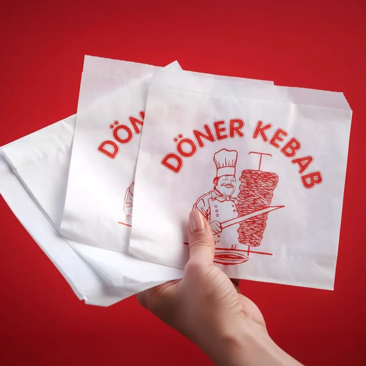 Baskılı Beyaz Döner Kağıdı