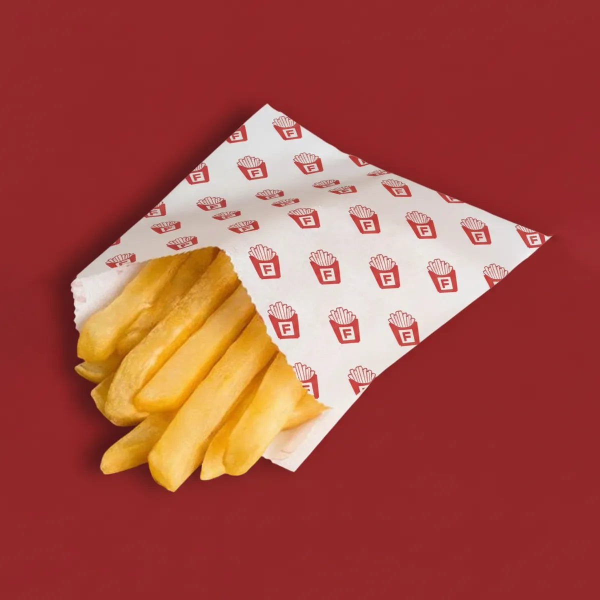 Baskılı Beyaz Patates Kese Kağıdı