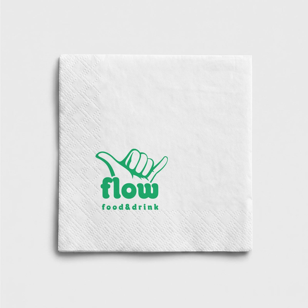 10 x 10 cm Kokteyl Peçete - Çift Katlı - Beyaz