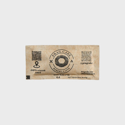Baskılı Islak Mendil - 70 x 120 mm - Kraft